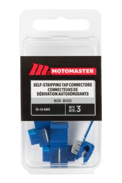 Certified 18-14 AWG Self-Stripping Tap Connector, 3-pk