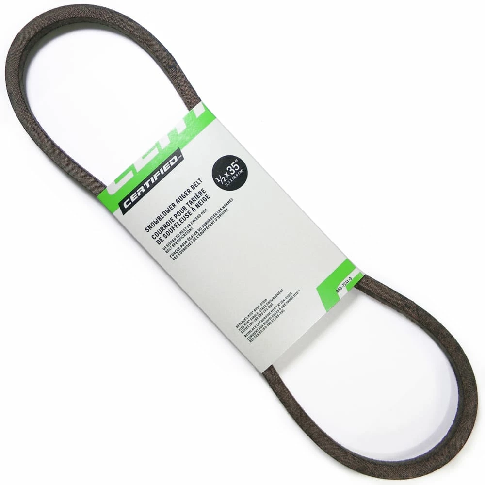 Certified Snowblower RePlacement Auger Belt, 1/2 X 3.5-in - Image 2