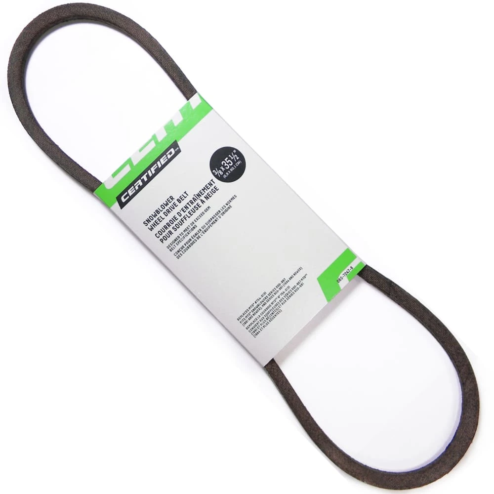 Certified Snowblower RePlacement Drive Belt, 3/8 X 35.5-in - Image 2