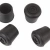Certified Black Rubber Leg Tips, 1-1/8-in