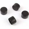 Certified Black Plastic Leg Tips, 3/4-in